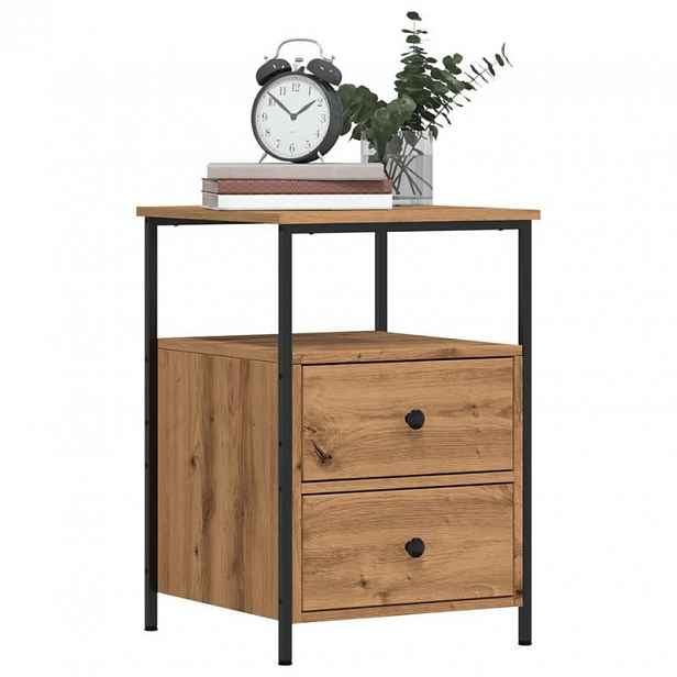 TEMU Noční stolek Artisan Oak 34X35.5X50 dřeva