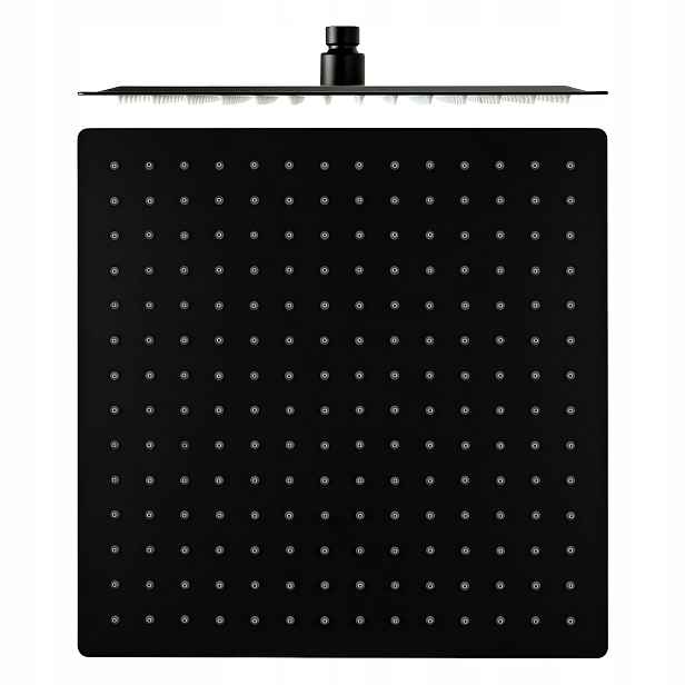 30 CM Černá Čtvercová Dešťová Sprcha Čtverec 30x30