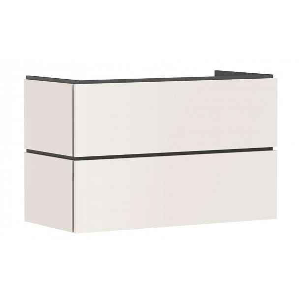 Hansgrohe Xilesa E - Umyvadlová skříňka, 62x98x47 cm, 2 zásuvky, matná béžová 54297780