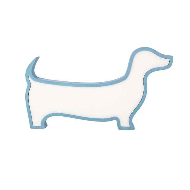 LED stolní lampa DOG IQ KIDS modrá