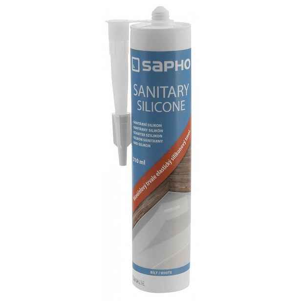 SAPHO - Sanitární silikon, 310ml, bílá 2130100