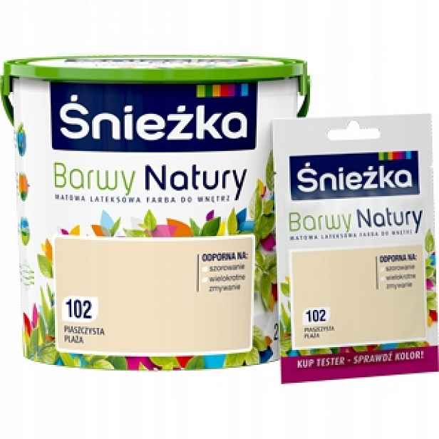 Śnieżka Barvy přírody písečná pláž 102 5 l