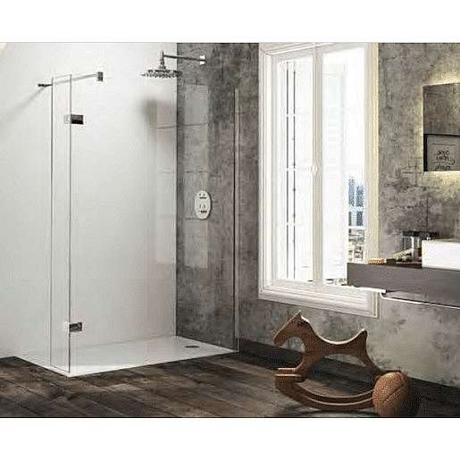 Sprchová zástěna walk-in 90x200 cm pravá Huppe Solva pure chrom lesklý ST3702.092.322