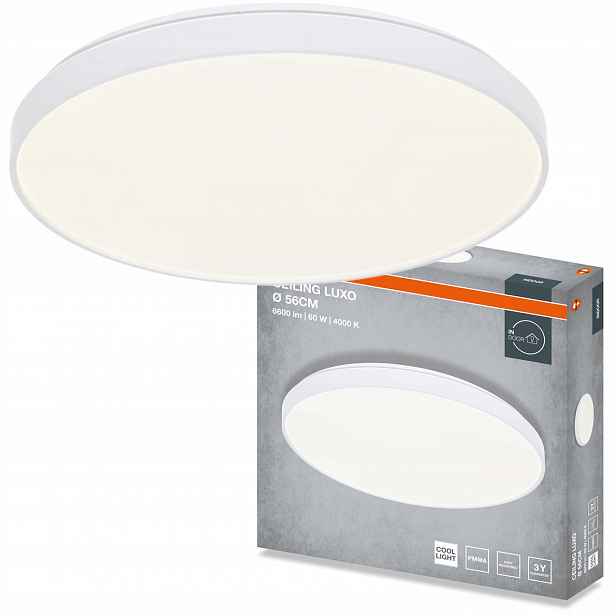 Stropní Svítidlo Led Stropní Svítidlo Nástěnné svítidlo Panel 60W 3300lm 4000K Osram