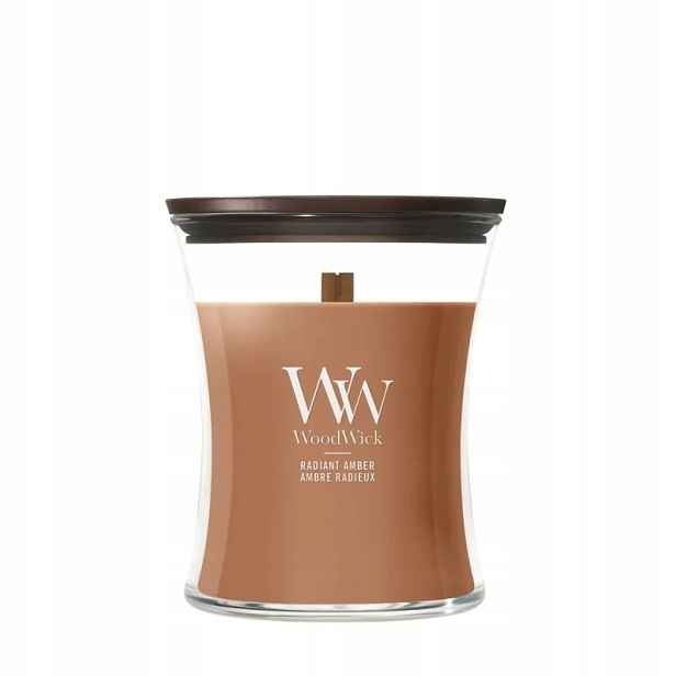 Střední svíčka Radiant Amber WoodWick