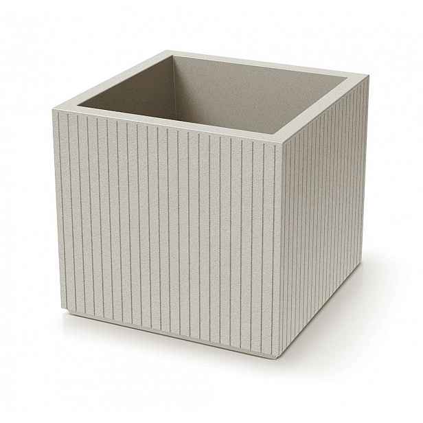 Ethick Květináč CORO SQUARE 48 cm, písková