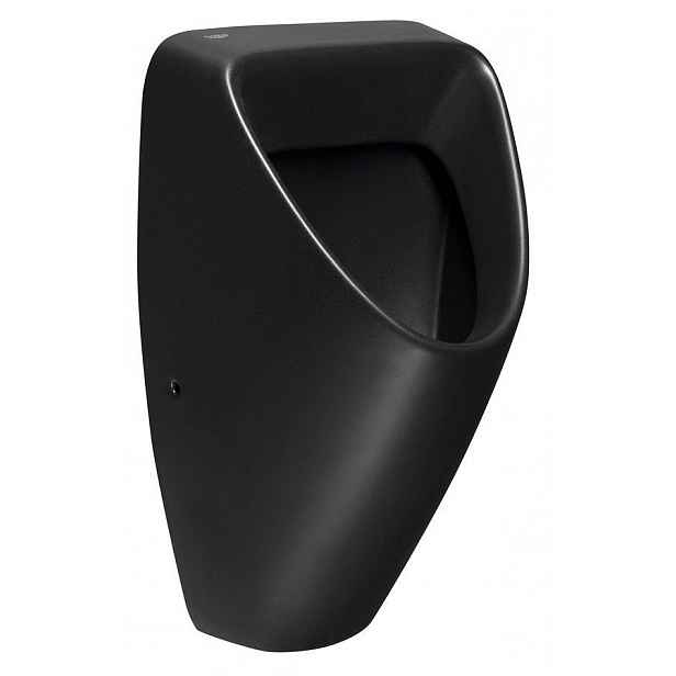 SAPHO - SCHWARN BLACK keramický urinál, zadní přívod, zadní odpad, černá mat 201.701.6