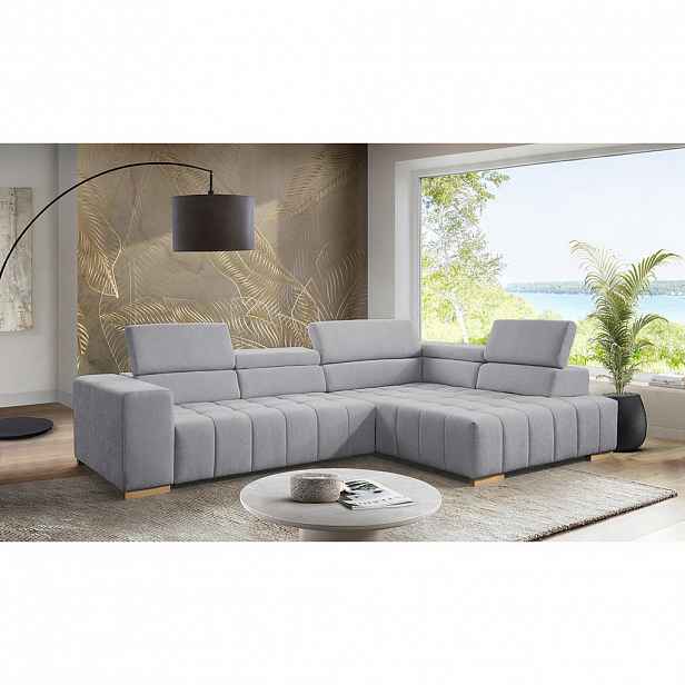 Livetastic ROHOVÁ SEDAČKA, textil, šedá