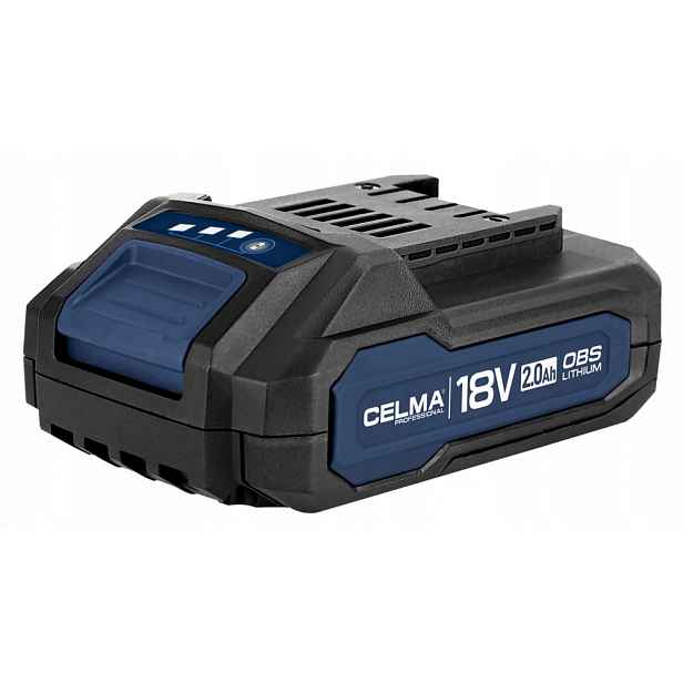 Akumulátor Celma Professional 2Ah 18V lithiová baterie Li-Ion OBS-18V2Ah 2 Ah