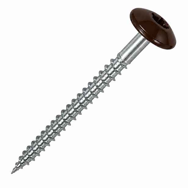 Fasádní vruty pro kompozitní desku s plochou hlavou 4,8X70 Ral 8017 Master Fix