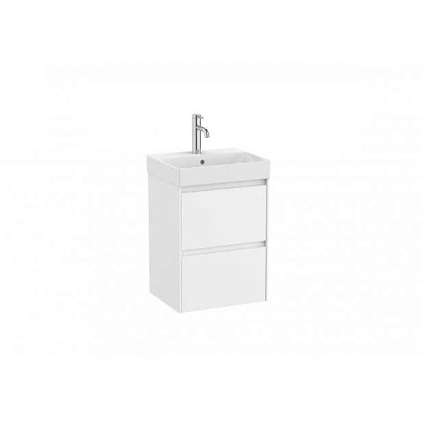Koupelnová skříňka s umyvadlem Roca Ona 45x64,5x36 cm bílá mat ONA45ZK2ZBM