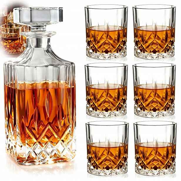 Sada Whisky Pro Muže Sklenice Karafa Whisky Jako Vynikající Dárek