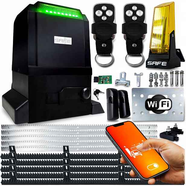 Set Pohon Pro Posuvnou Bránu 800 kg 2 ovladače 5 X Wifi lampa Tuya