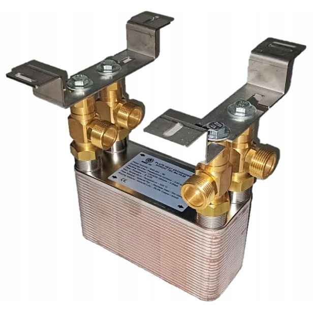 Výměník tepla Nordic s nástěnným držákem Ba-16-50 50 desek 1'' 55 kW