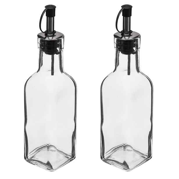 5five Simply Smart Sada 2 ks lahví na olej a ocet DUOPOUR 160 ml transparentní