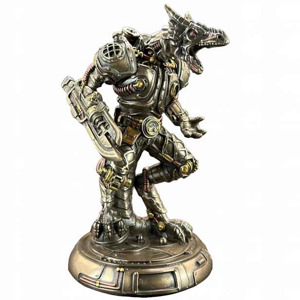 Figurka Socha Steampunk Drak Golem Veronese WU77857A4