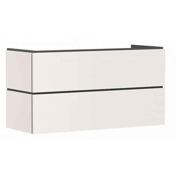 Hansgrohe Xilesa E - Umyvadlová skříňka, 62x118x47 cm, 2 zásuvky, matná béžová 54298780