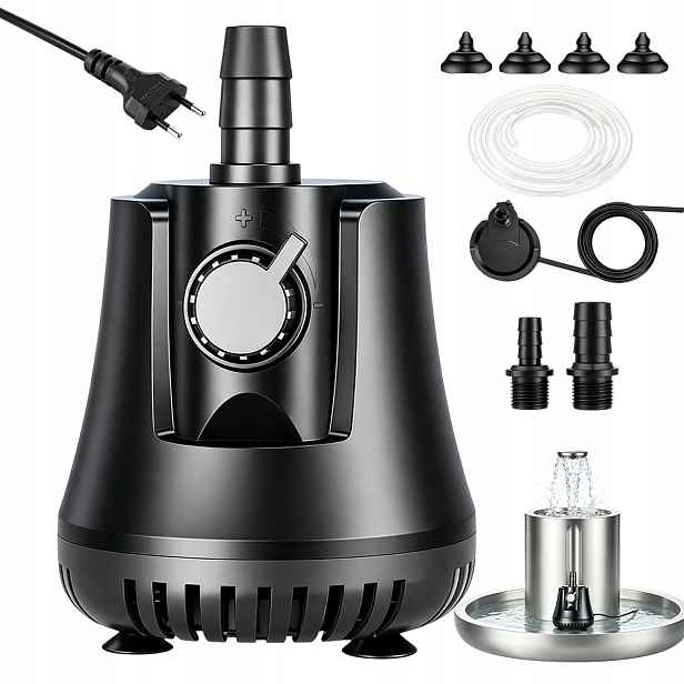Oběhové Čerpadlo Mini Pro Fontánu Jezírka Vodopádu 1500 L/h, Výkonné