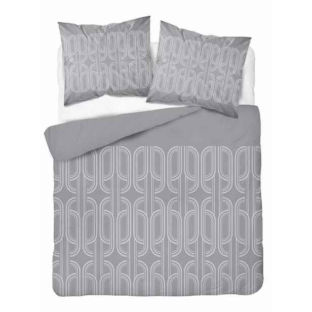 Povlečení Flanelové 220x200 Ornament Popelavá