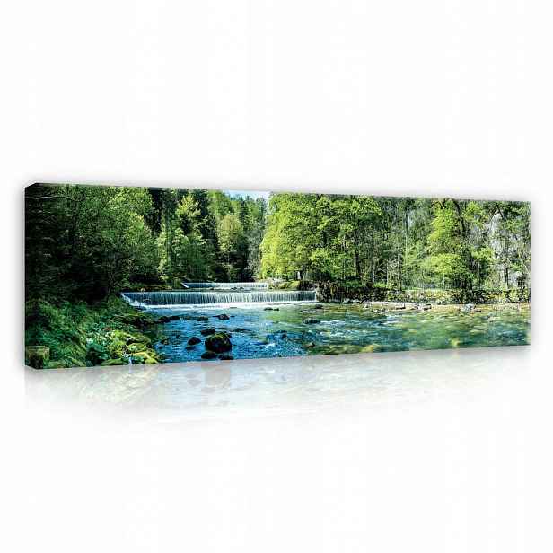 Wallarena OBRAZY Vodopád Moderní obývací pokoj Ložnice 145x45