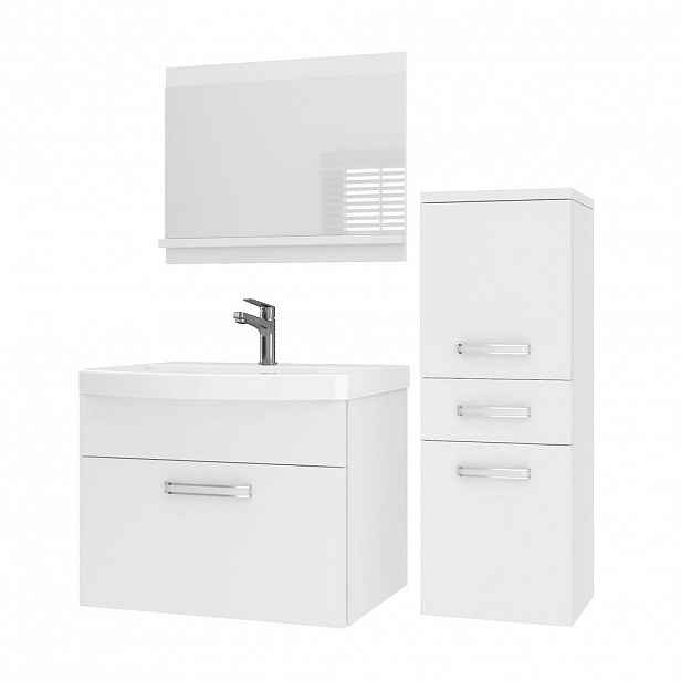 B BELINI GROUP KOUPELNOVÝ NÁBYTEK Koupelnová SADA PRI M2, Bílá matná, 90 cm