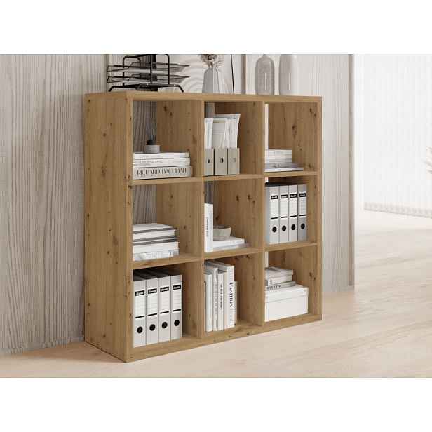 Regál Style 3x3, dub artisan