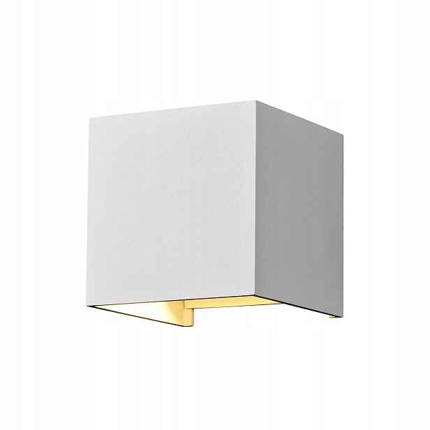 Venkovní nástěnná Led lampa čtvercová bílá horní část dolů Maytoni