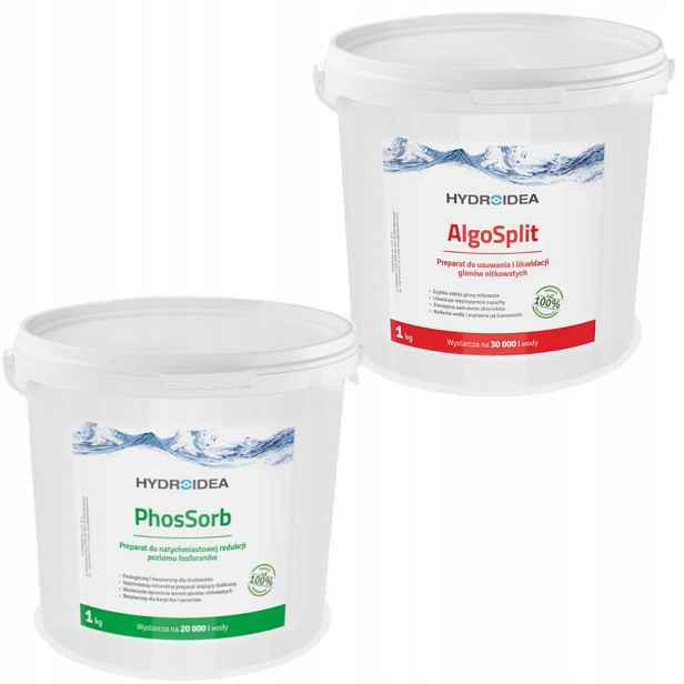 Hydroidea Phossorb Algosplit Odstraňuje Řasy 2x1kg Přípravek do jezírka