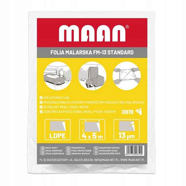Ochranná Malovací Fólie FM-13 Standard 100 ks