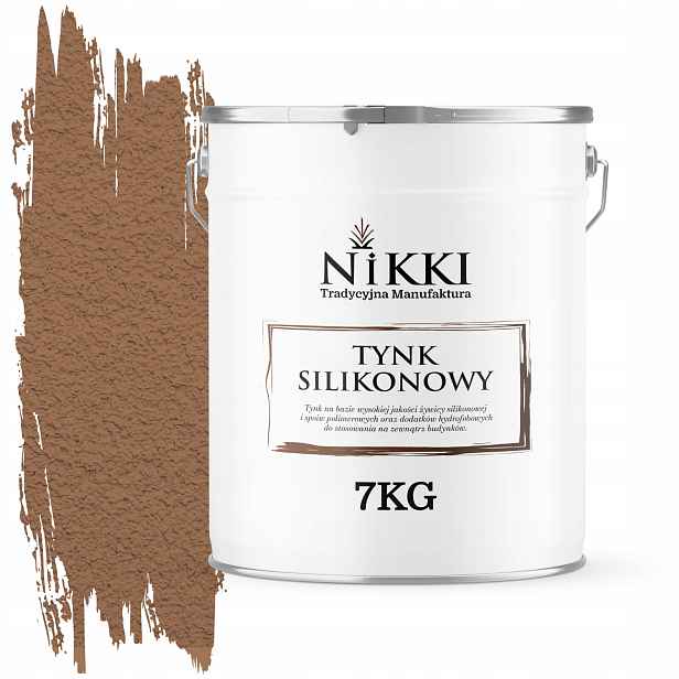 Silikonová Fasádní Omítka Hnědá Teplá F576 7KG Beránek Granulace 1.0mm