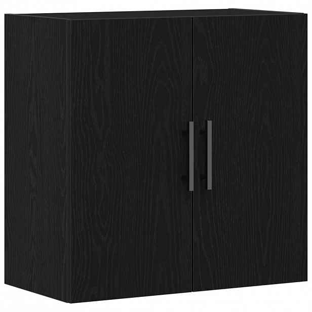 vidaXL Nástěnná skříňka 60 x 31,5 x 60 cm Kompozitní dřevo Černý dub