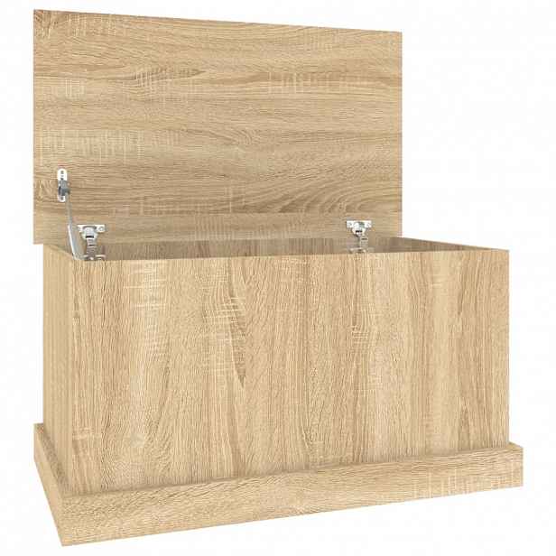 vidaXL Úložný box dub sonoma 70 x 40 x 38 cm konstrukční dřevo