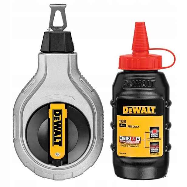 Dewalt Sada Trasovací Šňůra 30 M Křída Červená