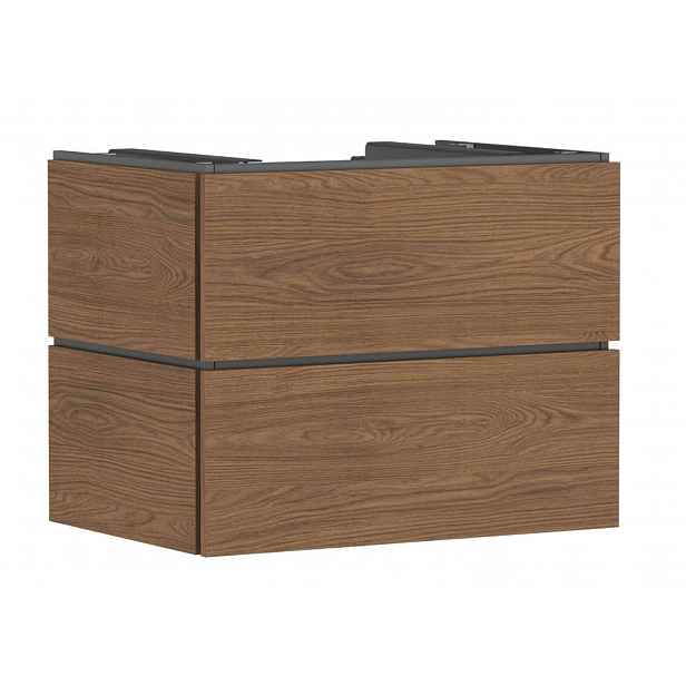 Hansgrohe Xilesa E - Umyvadlová skříňka, 62x78x55 cm, 2 zásuvky, kašmírový dub 54299550