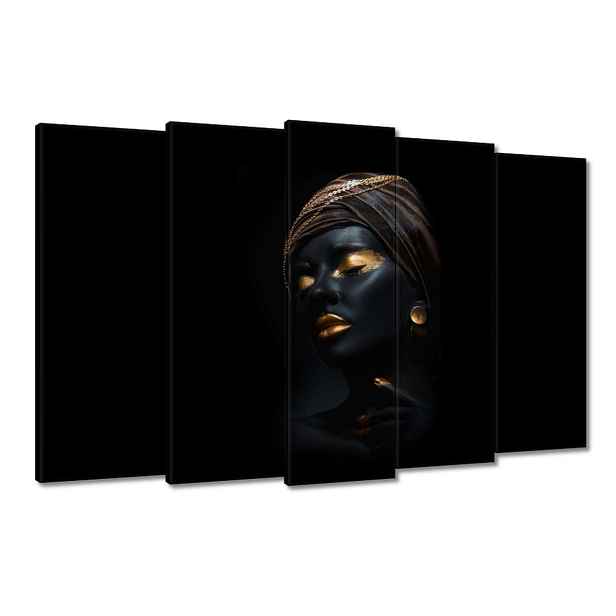 Obrazy 150x95 Zlatý Make-up