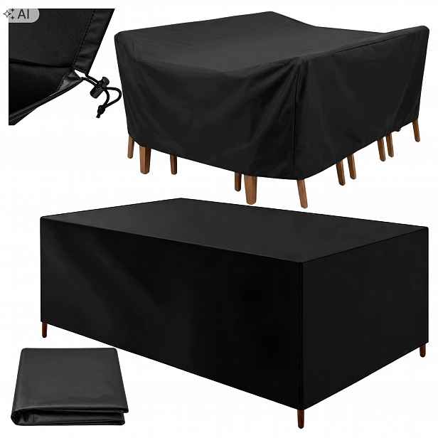 Obal na zahradní nábytek Voděodolná plachta na stůl 245x160x100