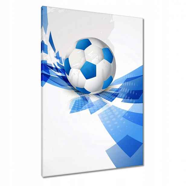 Obrazy 70x100 Modrý fotbal