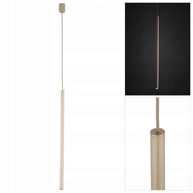 Závěsná béžová lampa Ferro s variabilním osvětlením do kanceláře Tk Lighting