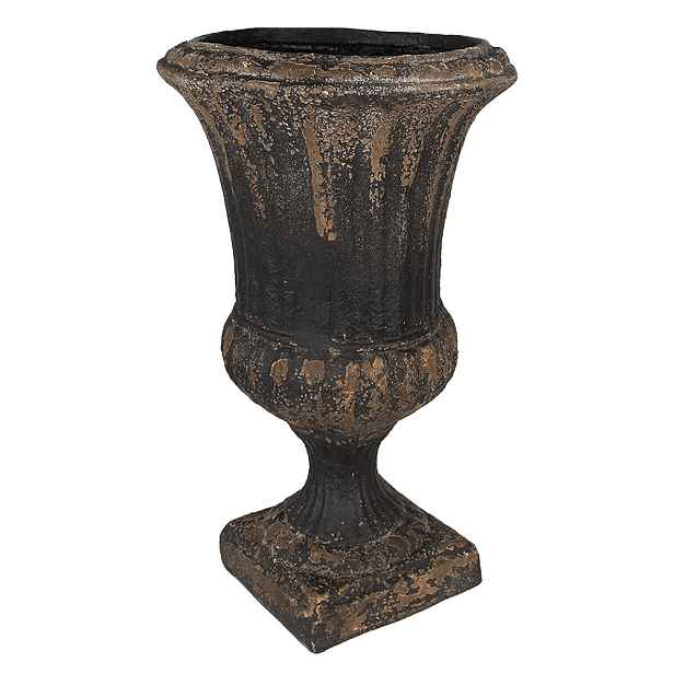 Granitový antik květináč v barokním stylu Baroque - Ø 33*52 cm Clayre & Eef