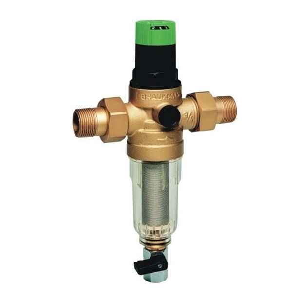 Honeywell Home - Filtr s podélným proplachem a redukčním ventilem, připojení DN20 FK06-3/4AA