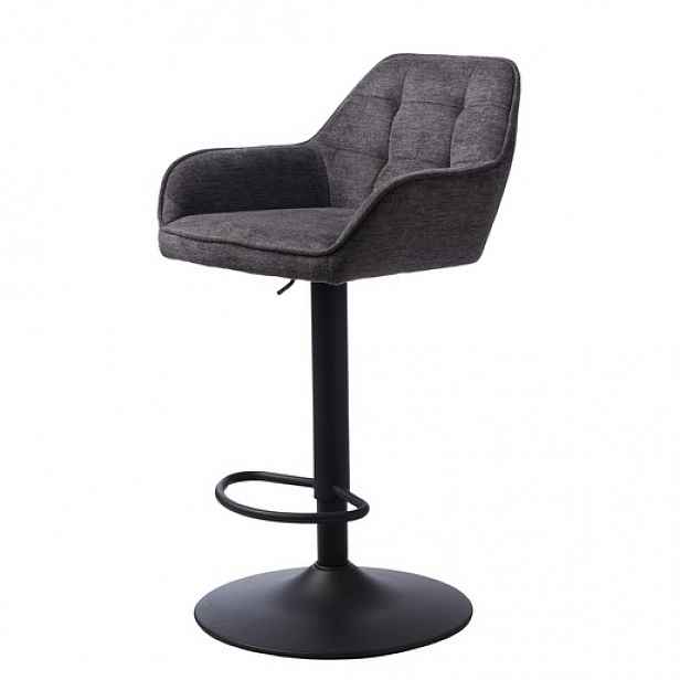 Unique-Furniture NOLAN barová židle unique furniture šedá látka 50840001