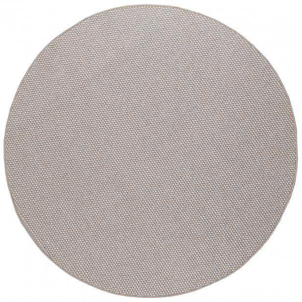 vidaXL Vnitřní koberec LUGO Krémová a Taupe Ø 200 cm Polyester