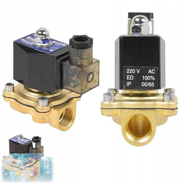Elektromagnetický ventil 3/4" normálně uzavřený, ventil 220 V