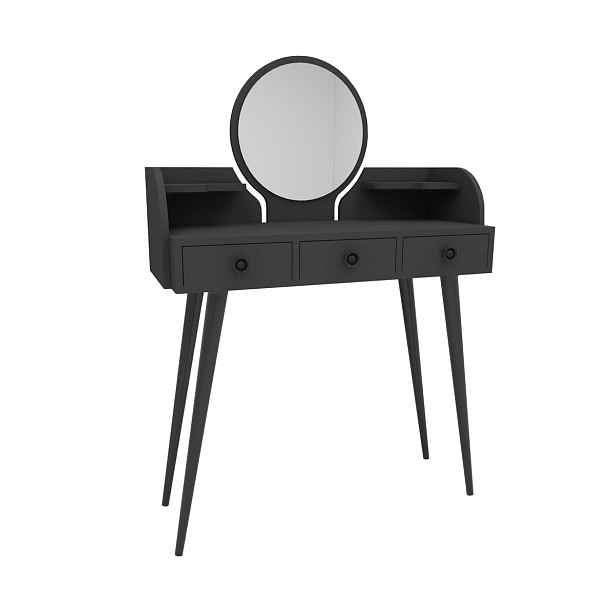 Kosmetický stůl Elegans Anthracite