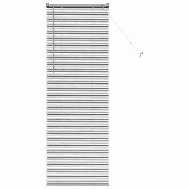 vidaXL Venet školní žaluzie Stříbrná 175 x 55 cm 25 mm Hliník