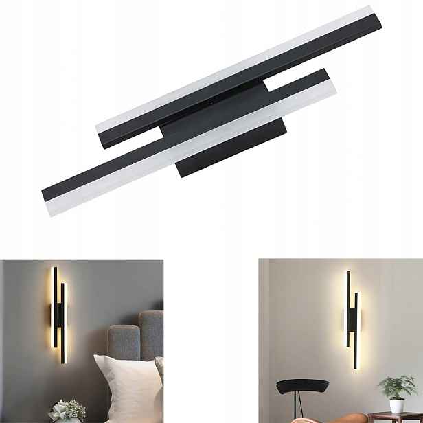 Moderní Nástěnné Svítidlo Led Lampa Loft 20W 3000K Do Obývacího Pokoje 65 cm