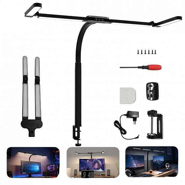 Rgb Led Stolní Lampa S Pohybovým Senzorem, Nastavitelná Školní Výukou Práce