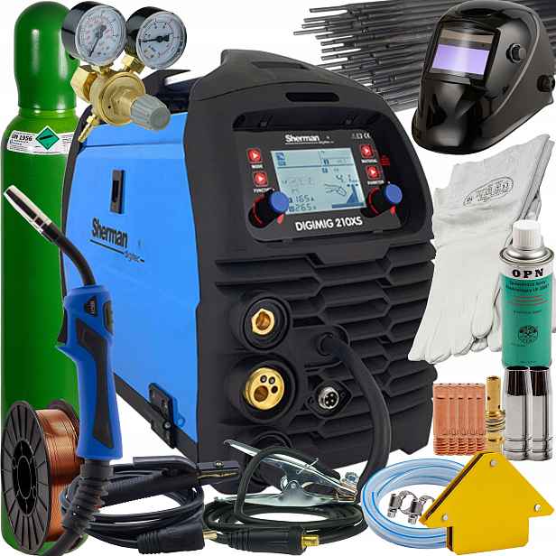Svářečka Migomat Digimig 210XS Synergie Sherman sada 1