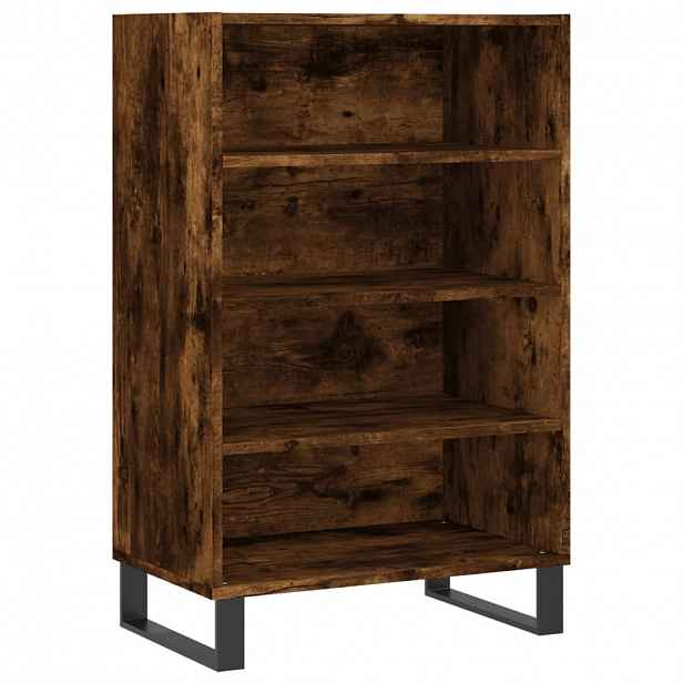 vidaXL Skříň highboard kouřový dub 57 x 35 x 90 cm kompozitní dřevo