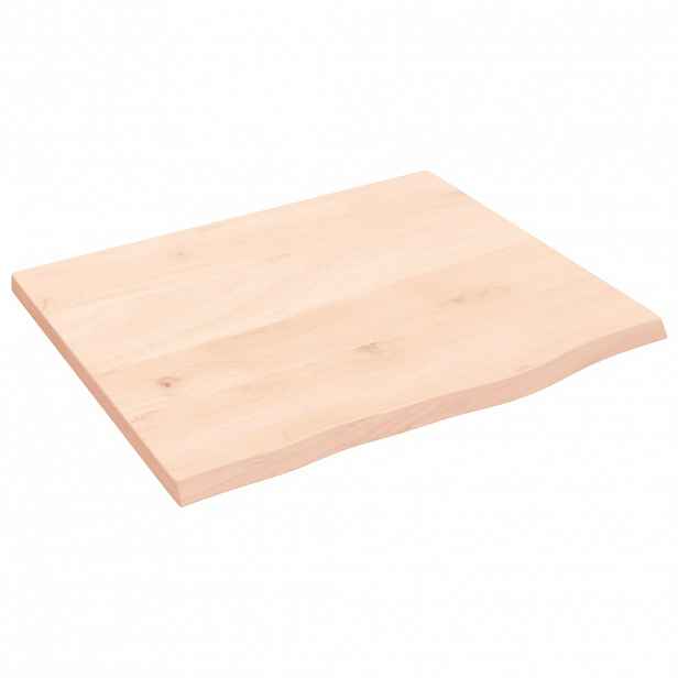vidaXL Stolní deska 60 x 50 x 2 cm neošetřené masivní dubové dřevo